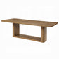 Zoey Oak Finish Dining Set DN04075
