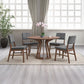 Seda 5 Pc Walnut Dining Collection - 2 Chair Choices