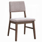 Seda 5 Pc Walnut Finish Dining Set