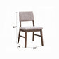 Seda 5 Pc Walnut Finish Dining Set
