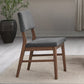 Seda 5 Pc Walnut Dining Collection - 2 Chair Choices