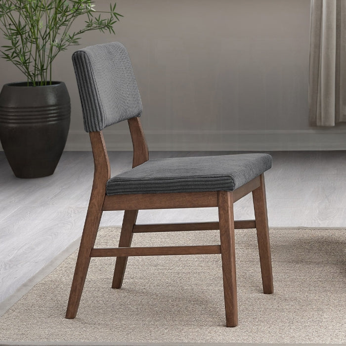 Seda 5 Pc Walnut Dining Collection - 2 Chair Choices