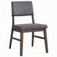 Seda 5 Pc Walnut Dining Collection - 2 Chair Choices