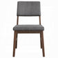 Seda 5 Pc Walnut Dining Collection - 2 Chair Choices