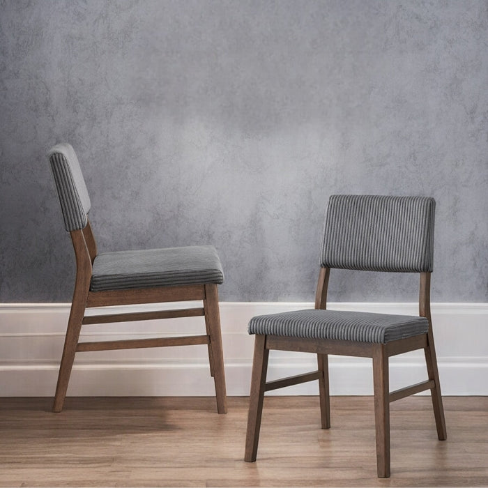 Seda 5 Pc Walnut Dining Collection - 2 Chair Choices