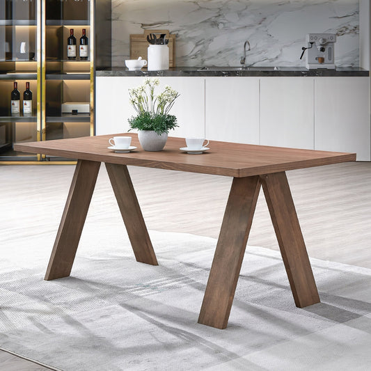 Sarha 5 Pc Walnut Dining Set - 2 Chair Choices
