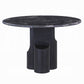 Kinton Round 5 Pc Table w/Natural Marble Top