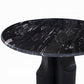 Kinton Round 5 Pc Table w/Natural Marble Top
