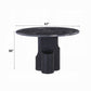 Kinton Round 5 Pc Table w/Natural Marble Top