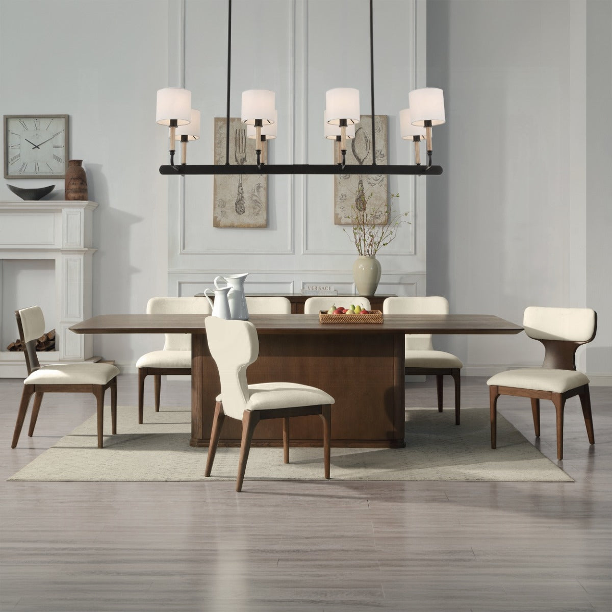 Koen Brown Oak 7 Pc Dining Collection
