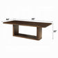 Koen Brown Oak 7 Pc Dining Collection