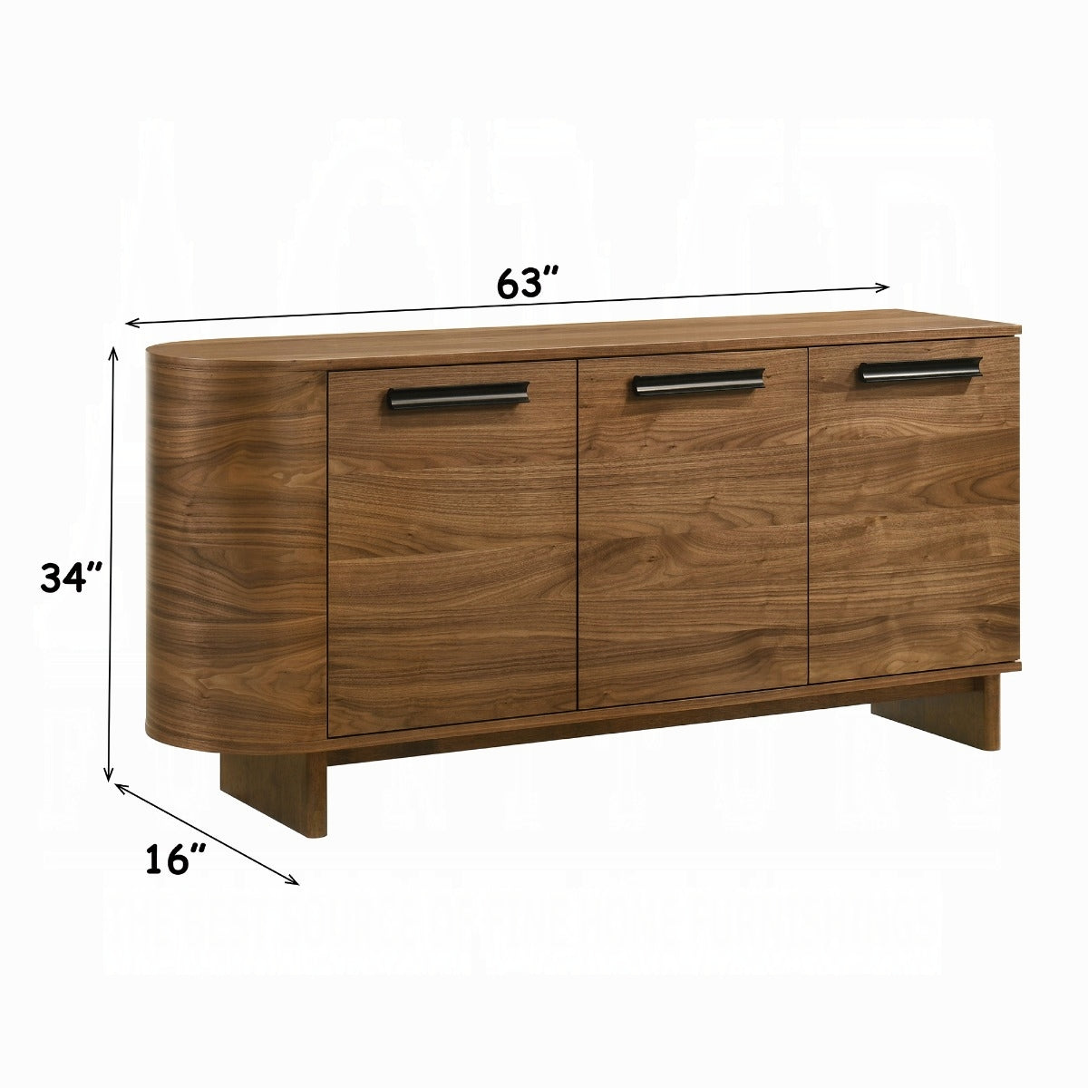 Kyree Walnut Finish Server DN07143