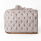 Divani Casa Dosie - Transitional Beige Velvet Sofa