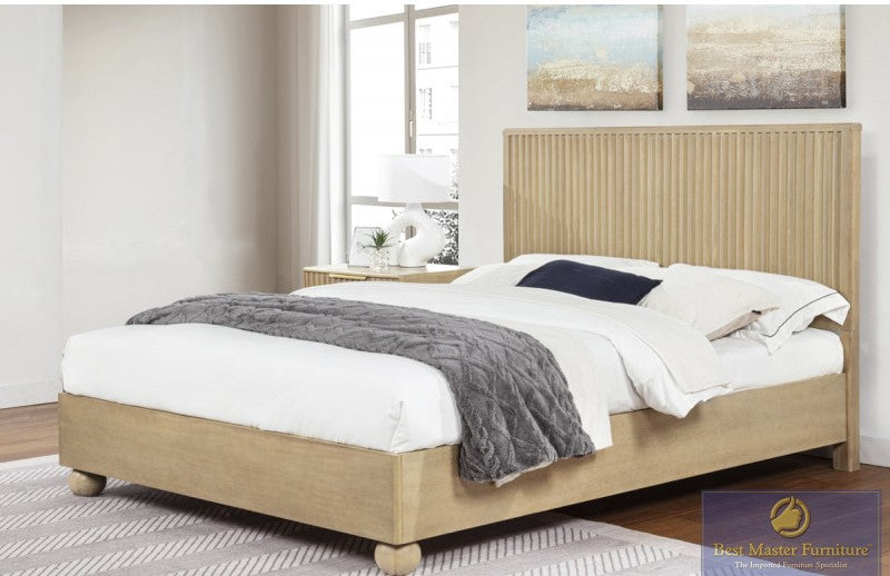 Best Master DP305 Light Oak Bedroom Set