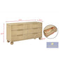 Best Master DP305 King Light Oak Bedroom Set