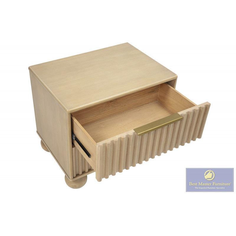 Best Master DP305 Light Oak Bedroom Set