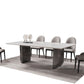 DT-H68 Faux Marble Top Dining Table