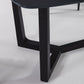 American Eagle DT-M039 Colección de comedor con tapa de vidrio negro