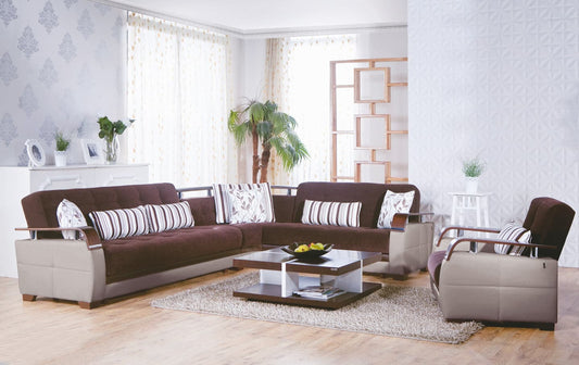 Bellona Natural Sofa Sleeper Collins Brown