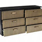 Allure Modern Black & Gold Dresser