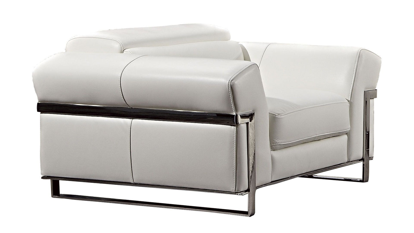 American Eagle EK012 Sofa Collection - White Italian Leather