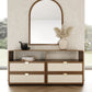 Emilio Beige King 4 Pc Bedroom Set by VIG