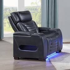 Ephron Black Power Recliner LV06082