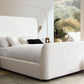 Eve Ivory Fabric Bed by Diamond Sofa