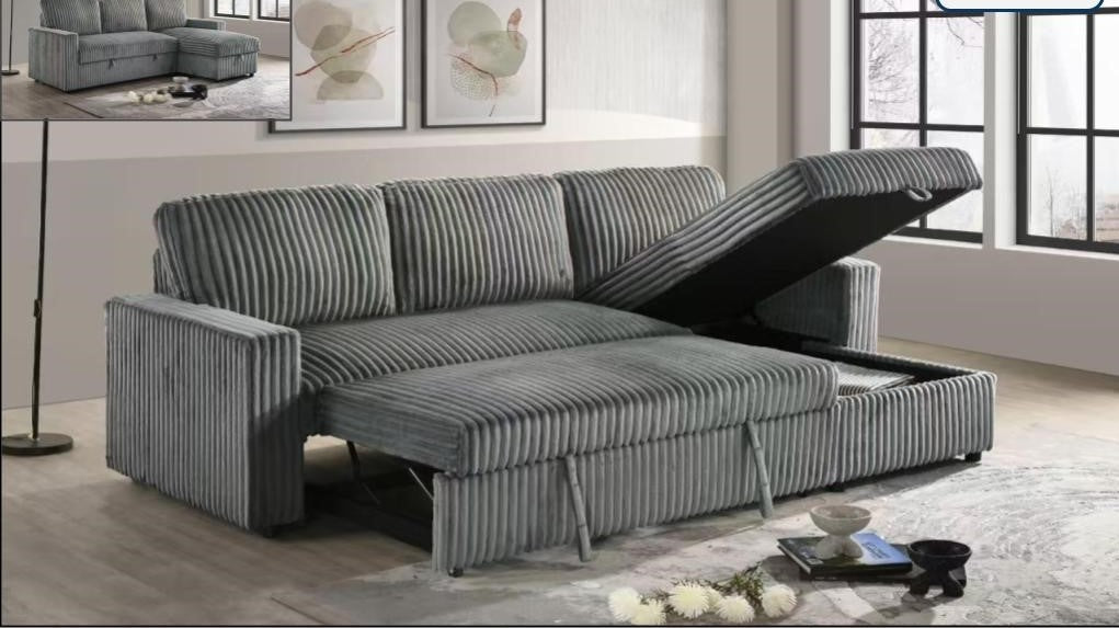 Excel Sofa Chaise Sleeper by Home Source