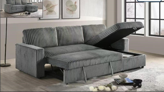 Excel Sofa Chaise Sleeper by Home Source
