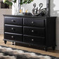Poundex F9133 Black Bedroom Collection