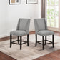 Faust Gray Counter Height Dining Chairs (2)