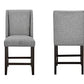 Faust Gray Counter Height Dining Chairs (2)
