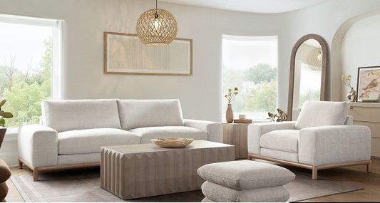 Fallon Barley Fabric Sofa by Diamond Sofa