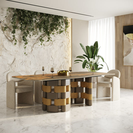 Falzone Ceramic Top Dining Collection