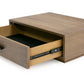 Fantasia Contemporary Bed with Two Nightstands