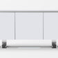 Fauna White High Gloss & Stainless Steel Buffet