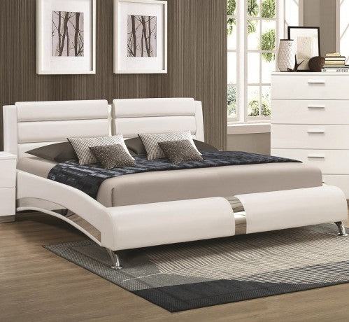 Felicity by Coaster Contemporary Bedroom Collection - White Finish