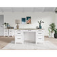 Finn Two Tone Executive Desk 28631