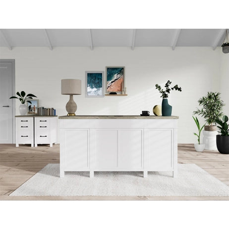 Finn Two Tone Executive Desk 28631