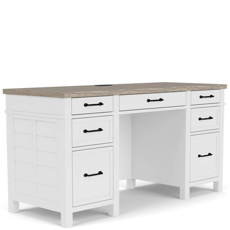 Finn Two Tone Executive Desk 28631
