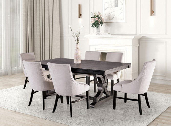 Gosport 7 Pc Black Dining Collection FM3200BK