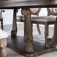 Oakham Weatered Oak Dining Set w/2 Extensions