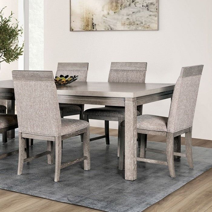 Vestby 7 Pc Gray Dining Set by FOA