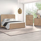 Tangentry 4 Pc Natural Finish Bedroom Collection