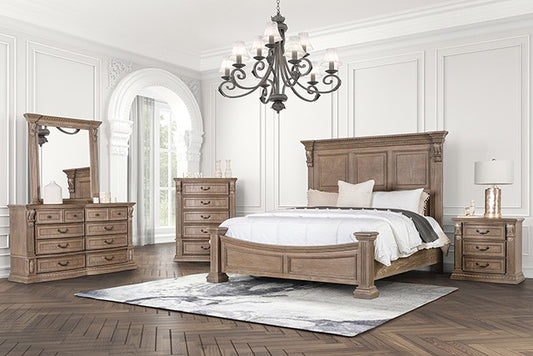 Seven Oaks FM7418AK Weathered Oak Bedroom Set