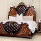 Colección de dormitorio Aquilina de 4 piezas en cerezo oscuro