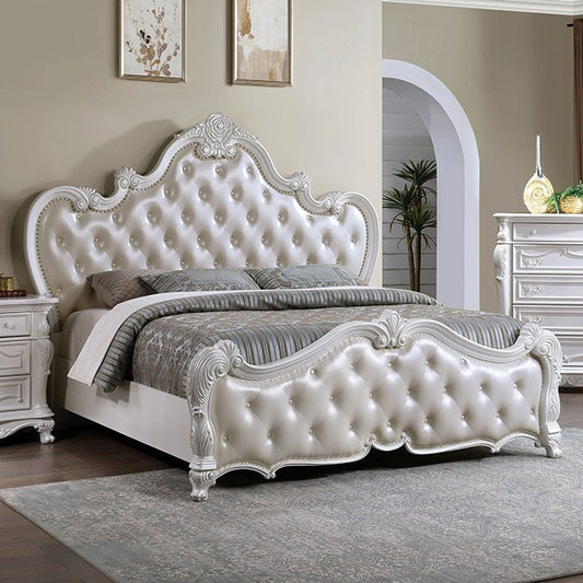 Ventresca White 4 Pc Bedroom Set by FOA