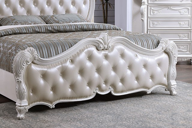 Ventresca White 4 Pc Bedroom Set by FOA