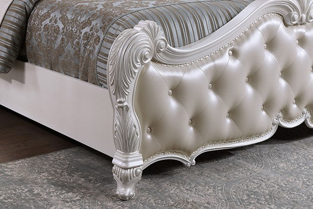 Ventresca White 4 Pc Bedroom Set by FOA